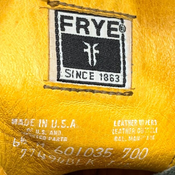 Frye Sabrina Black Leather Double Buckle Ankle Boots‎ - Picture 5 of 12